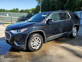2021 Chevrolet Traverse LT Cloth with VIN 1GNERGKWXMJ186921, listed as a Copart auction lot 60914075 with 118,097 mi miles and Clean title. Bid and sale history available at DreamBid. Image 1.