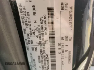 2018 Ford Transit Passenger XL с VIN 1FBZX2ZM3JKA62040, выставлен на аукционе Copart как лот 48342055 с пробегом Не указан миль и Списание • Salvage title. История ставок и продаж доступна на DreamBid. Изображение 13.