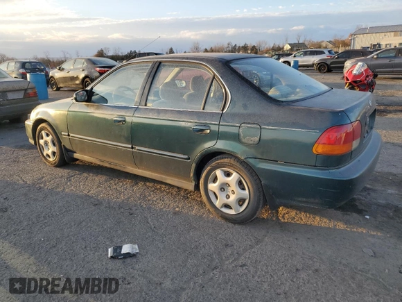 1998 Honda Civic EX with VIN 2HGEJ8642WH603856, listed as a Copart auction lot 79716844 with 175,660 mi miles and Clean Title. Bid and sale history available at carsss.com. Image 2.