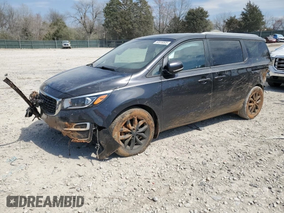 2020 Kia Sedona EX with VIN KNDMB5C14L6647578, listed as a Copart auction lot 50916505 with 101,855 mi miles and Salvage Title. Bid and sale history available at carsss.com. Image 1.