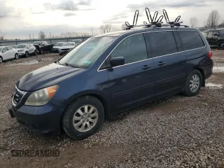 2010 Honda Odyssey EX with VIN 5FNRL3H44AB091896, listed as a Copart auction lot 52734985 with 174,596 mi miles and Salvage Title. Bid and sale history available at carsss.com. Image 1.