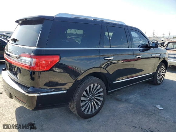 2019 Lincoln Navigator Reserve with VIN 5LMJJ2LT9KEL08933, listed as a Copart auction lot 47444895 with 61,856 mi miles and Salvage Title. Bid and sale history available at carsss.com. Image 3.