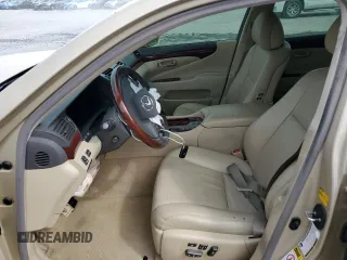 2007 Lexus LS 460 with VIN JTHBL46F975050247, listed as a Copart auction lot 60001855 with 175,261 mi miles and Salvage title. Bid and sale history available at DreamBid. Image 7.