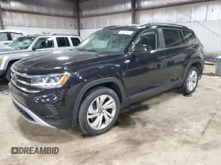 2021 Volkswagen Atlas SE with VIN 1V2HR2CA1MC538427, listed as a Copart auction lot 45491485 with 65,573 mi miles and Salvage title. Bid and sale history available at DreamBid. Image 1.