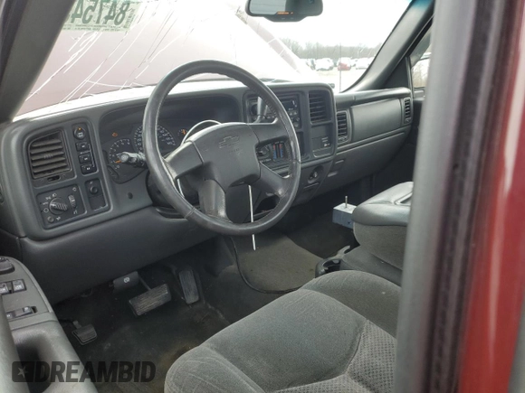 2003 Chevrolet Silverado 1500 LS with VIN 1GCEK14V33Z126249, listed as a Copart auction lot 84754524 with 105,267 mi miles and Salvage Title. Bid and sale history available at DreamBid. Image 8.