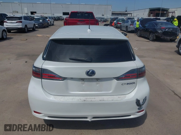 2012 Lexus CT CT 200h with VIN JTHKD5BH6C2094938, listed as a IAAI auction lot 41823429 with 164,485 mi miles and . Bid and sale history available at carsss.com. Image 16.