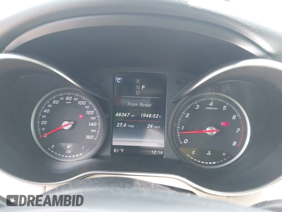2018 Mercedes-Benz C 300 with VIN 55SWF4JB5JU250805, listed as a IAAI auction lot 42365382 with 48,347 mi miles and . Bid and sale history available at DreamBid. Image 7.