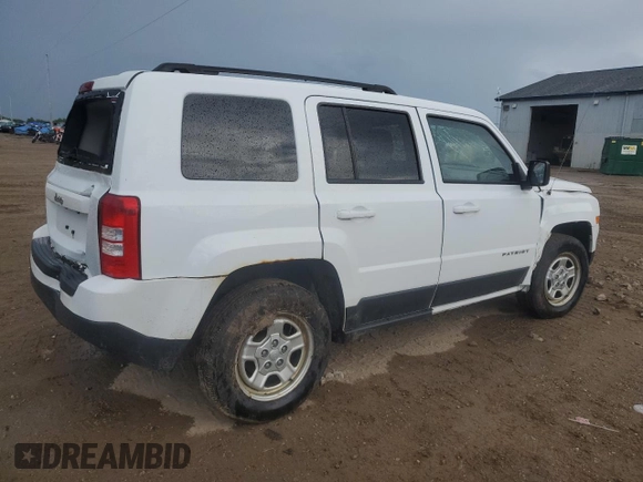 2016 Jeep Patriot Sport with VIN 1C4NJRBB4GD797877, listed as a Copart auction lot 62566055 with 143,306 mi miles and Clean title. Bid and sale history available at DreamBid. Image 3.