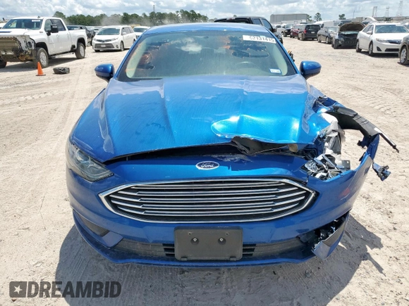 2017 Ford Fusion SE with VIN 3FA6P0H70HR110622, listed as a Copart auction lot 62131415 with 85,233 mi miles and Salvage title. Bid and sale history available at DreamBid. Image 5.