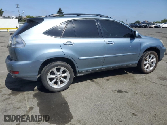 2008 Lexus RX 350 with VIN 2T2GK31U38C049363, listed as a Copart auction lot 54163325 with 195,074 mi miles and Clean Title. Bid and sale history available at DreamBid. Image 3.