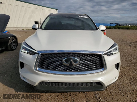 2021 Infiniti QX50 SENSORY with VIN 3PCAJ5CB1MF118819, listed as a Copart auction lot 62859424 with 27,171 mi miles and Salvage Title. Bid and sale history available at carsss.com. Image 5.