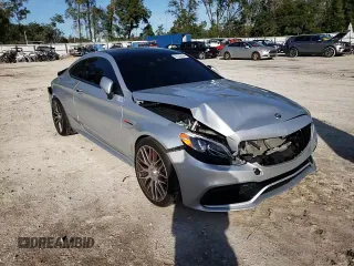 2017 Mercedes-Benz C 63 S AMG with VIN WDDWJ8HB4HF471689, listed as a Copart auction lot 87225834 with 77,678 mi miles and Salvage Title. Bid and sale history available at carsss.com. Image 11.
