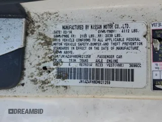 2014 Nissan 370Z Touring with VIN JN1AZ4FH8EM621259, listed as a Copart auction lot 77571454 with Not Provided miles and Salvage Title. Bid and sale history available at DreamBid. Image 13.