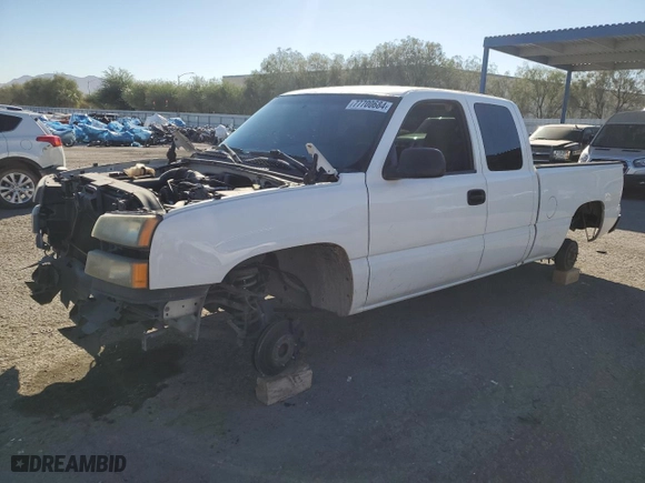 2006 Chevrolet Silverado 1500 LS with VIN 1GCEC19X16Z267767, listed as a Copart auction lot 77700684 with 0 mi miles and Salvage Title. Bid and sale history available at carsss.com. Image 1.