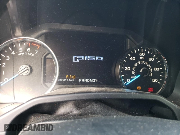 2015 Ford F-150 XLT with VIN 1FTFW1EG9FFD09525, listed as a Copart auction lot 52586755 with 93,817 mi miles and Salvage Title. Bid and sale history available at carsss.com. Image 9.