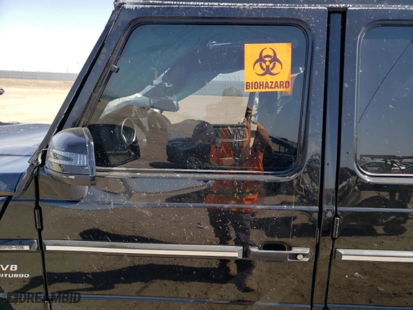 2018 Mercedes-Benz G-Class AMG G 63 with VIN WDCYC7DH6JX291237, listed as a Copart auction lot 57343814 with NaN miles and Salvage Title. Bid and sale history available at carsss.com. Image 7.