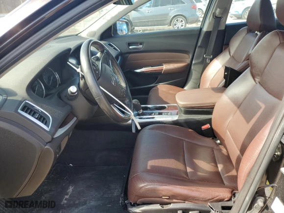 2015 Acura TLX Tech with VIN 19UUB1F53FA022597, listed as a Copart auction lot 43920465 with 0 mi miles and Salvage Title. Bid and sale history available at carsss.com. Image 7.