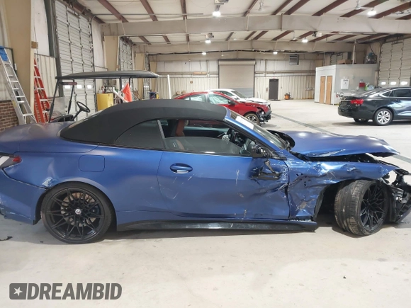 2023 BMW M4 Competition xDrive with VIN WBS33BA06PCL41709, listed as a IAAI auction lot 42395952 with 24,066 mi miles and . Bid and sale history available at DreamBid. Image 14.
