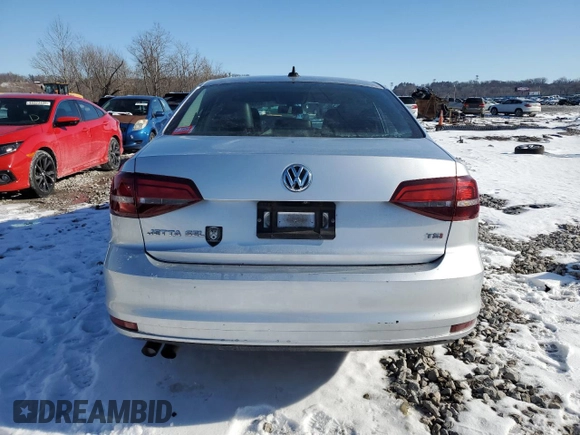 2016 Volkswagen Jetta Sedan 1.8T SEL with VIN 3VWL07AJ0GM225990, listed as a Copart auction lot 46104345 with 124,367 mi miles and Salvage Title. Bid and sale history available at carsss.com. Image 6.