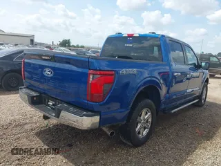 2024 Ford F-150 XLT with VIN 1FTFW3LD1RFA35598, listed as a IAAI auction lot 42087496 with 43,786 mi miles. Bid and sale history available at carsss.com. Image 4.