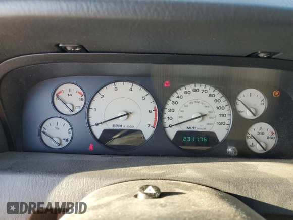 2003 Jeep Grand Cherokee Limited z VIN 1J8GW58N73C502929, wystawiony jako Copart lot #79472734 z przebiegiem 231 176 mil mil oraz Szkoda całkowita • Salvage title. Historia ofert i sprzedaży dostępna na DreamBid. Obrazek 9.