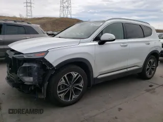 2019 Hyundai Santa Fe Limited z VIN 5NMS5CAA5KH127185, wystawiony jako Copart lot #49285685 z przebiegiem 44 200 mil mil oraz Szkoda całkowita • Salvage title. Historia ofert i sprzedaży dostępna na DreamBid. Obrazek 1.