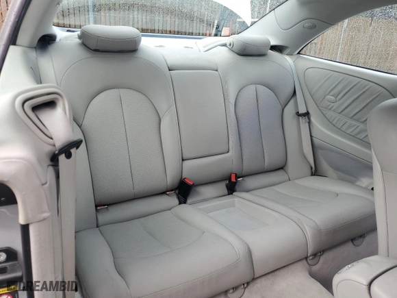 2004 Mercedes-Benz CLK-Class 3.2L with VIN WDBTJ65J04F096387, listed as a Copart auction lot 49657125 with 170,697 mi miles and Salvage Title. Bid and sale history available at carsss.com. Image 10.