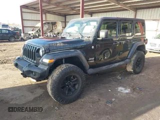 2018 Jeep Wrangler Unlimited Sport S z VIN 1C4HJXDG9JW172686, wystawiony jako IAAI lot #41742837 z przebiegiem 89 888 mil mil oraz . Historia ofert i sprzedaży dostępna na DreamBid. Obrazek 17.