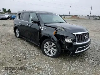 2015 Infiniti QX80 with VIN JN8AZ2NF3F9574006, listed as a Copart auction lot 46035175 with 184,830 mi miles and Salvage Title. Bid and sale history available at carsss.com. Image 14.