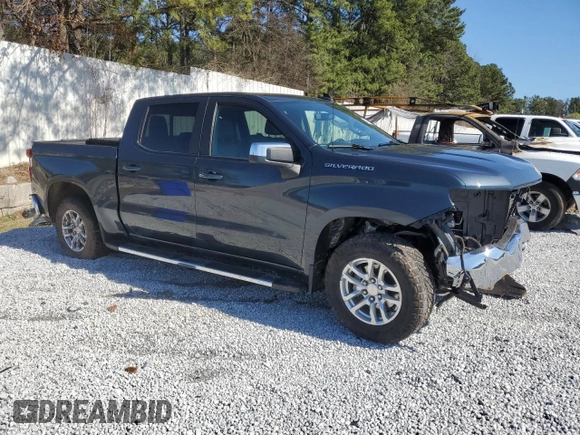 2020 Chevrolet Silverado 1500 LT with VIN 1GCPWCED7LZ112515, listed as a Copart auction lot 48415525 with 45,706 mi miles and Salvage Title. Bid and sale history available at carsss.com. Image 4.