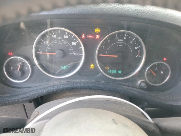 2013 Jeep Wrangler Unlimited Sahara with VIN 1C4BJWEG9DL588029, listed as a Copart auction lot 47665425 with 130,818 mi miles and Salvage Title. Bid and sale history available at carsss.com. Image 9.