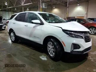 2023 Chevrolet Equinox LT with VIN 3GNAXKEG5PS193922, listed as a Copart auction lot 52757245 with 48,100 mi miles and Salvage Title. Bid and sale history available at DreamBid. Image 4.