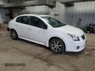 2012 Nissan Sentra SR with VIN 3N1AB6AP4CL693694, listed as a Copart auction lot 53742505 with 156,093 mi miles and Non Repairable. Bid and sale history available at DreamBid. Image 4.