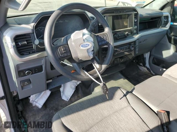 2021 Ford F-150 XL with VIN 1FTMF1EP3MKE42566, listed as a Copart auction lot 47094005 with 20,142 mi miles and Clean title. Bid and sale history available at DreamBid. Image 8.