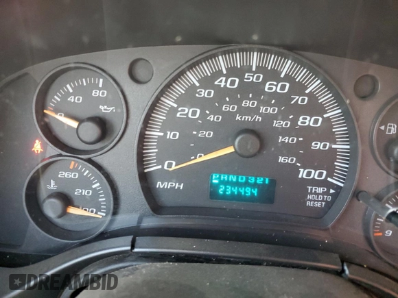 2005 Chevrolet Express Cargo Van YF7 Upfitter with VIN 1GBFG15T151189553, listed as a Copart auction lot 52125375 with 234,494 mi miles and Salvage Title. Bid and sale history available at carsss.com. Image 9.