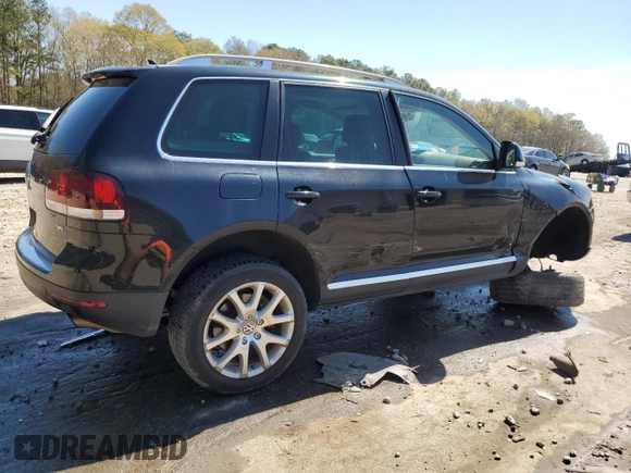 2010 Volkswagen Touareg VR6 with VIN WVGBF7A97AD003738, listed as a Copart auction lot 50394915 with 126,591 mi miles and Salvage Title. Bid and sale history available at DreamBid. Image 3.