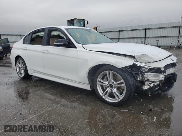 2017 BMW 3 Series 330i with VIN WBA8B9G51HNU09848, listed as a Copart auction lot 48812075 with 105,075 mi miles and Salvage Title. Bid and sale history available at carsss.com. Image 4.