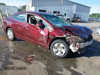 2013 Honda Civic LX with VIN 19XFB2F52DE260965, listed as a IAAI auction lot 42200701 with Not provided miles and . Bid and sale history available at DreamBid. Image 1.