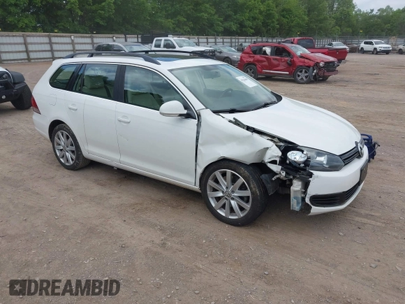 2012 Volkswagen Jetta TDI w/Sunroof & Nav with VIN 3VWPL7AJ5CM697167, listed as a IAAI auction lot 42220468 with 93,755 mi miles and . Bid and sale history available at DreamBid. Image 1.