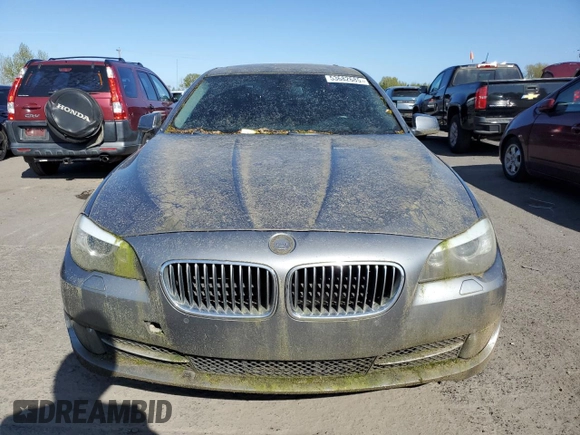 2011 BMW 5 Series 528i with VIN WBAFR1C51BC742340, listed as a Copart auction lot 53682685 with 162,474 mi miles and Clean Title. Bid and sale history available at carsss.com. Image 5.