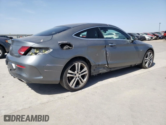 2017 Mercedes-Benz C 300 with VIN WDDWJ4KB6HF346999, listed as a Copart auction lot 50258965 with 105,242 mi miles and Salvage Title. Bid and sale history available at DreamBid. Image 3.
