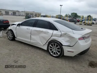 2015 Lincoln MKZ with VIN 3LN6L2J99FR602863, listed as a Copart auction lot 56679335 with 33,859 mi miles and Salvage title. Bid and sale history available at DreamBid. Image 2.