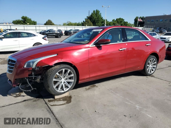 2016 Cadillac CTS Luxury Collection AWD with VIN 1G6AX5SX0G0128548, listed as a Copart auction lot 62783985 with 52,899 mi miles and Salvage title. Bid and sale history available at DreamBid. Image 1.