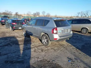2017 Jeep Compass High Altitude with VIN 1C4NJDEB3HD100084, listed as a IAAI auction lot 41590905 with 57,225 mi miles and . Bid and sale history available at DreamBid. Image 3.