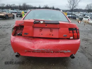 2002 Ford Mustang GT Deluxe with VIN 1FAFP42X22F177467, listed as a Copart auction lot 43930355 with 0 mi miles and Salvage Title. Bid and sale history available at carsss.com. Image 6.