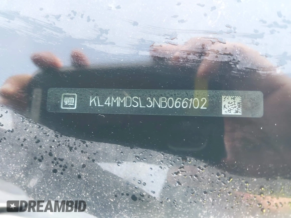 2022 Buick Encore GX Select с VIN KL4MMDSL3NB066102, выставлен на аукционе IAAI как лот 41913074 с пробегом 64 701 миль миль и . История ставок и продаж доступна на DreamBid. Изображение 9.