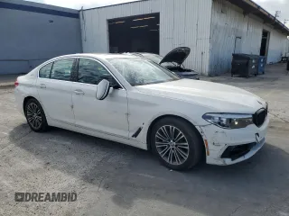 2018 BMW 5 Series 530e with VIN WBAJA9C52JB249643, listed as a Copart auction lot 43581825 with 91,561 mi miles and Salvage title. Bid and sale history available at DreamBid. Image 4.
