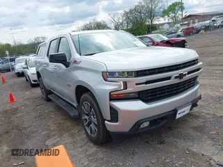 2021 Chevrolet Silverado 1500 RST with VIN 3GCUYEED6MG434363, listed as a IAAI auction lot 41967067 with 53,324 mi miles. Bid and sale history available at carsss.com. Image 1.
