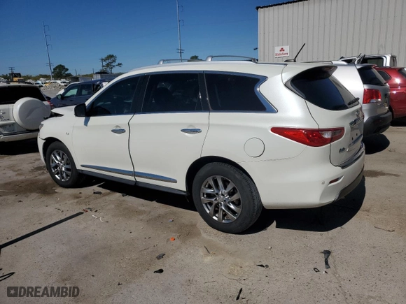 2015 Infiniti QX60 with VIN 5N1AL0MNXFC507170, listed as a Copart auction lot 49614985 with 67,814 mi miles and Salvage Title. Bid and sale history available at carsss.com. Image 2.
