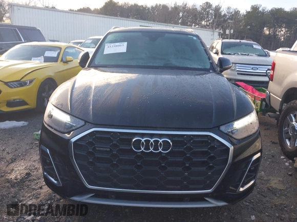 2023 Audi Q5 S line Premium with VIN WA1GAAFY3P2120107, listed as a IAAI auction lot 41298065 with 11,561 mi miles. Bid and sale history available at carsss.com. Image 12.